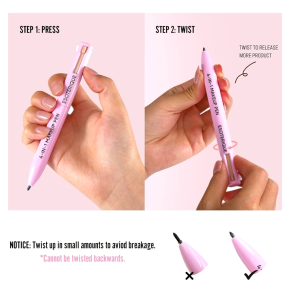 4 In 1 Magic Makeup Pen Eyeliner, Lip Liner, Brow Pencil, and Highlighter - Picture 5 of 6